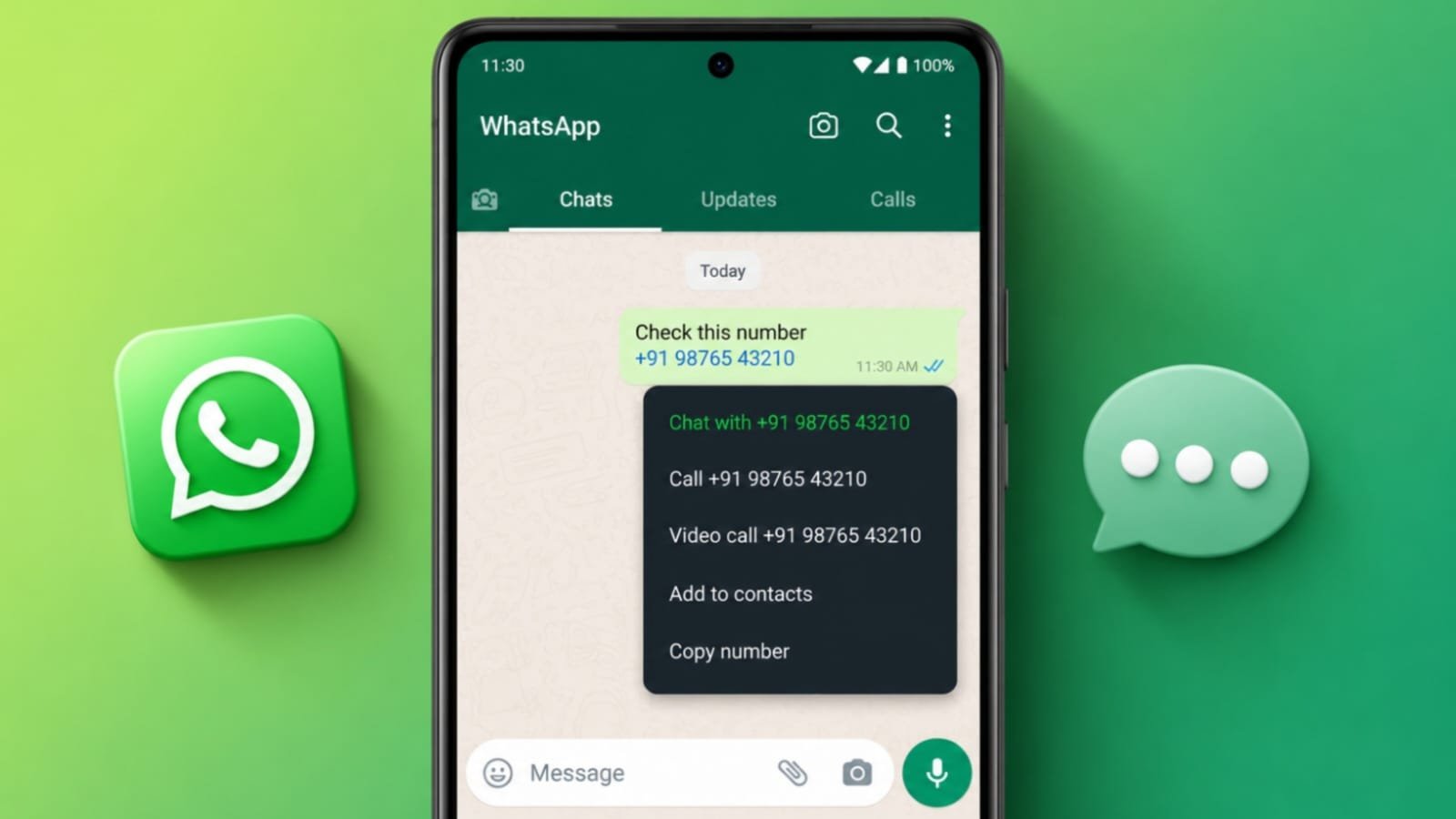 How to Send WhatsApp Message Without Saving Contact Number