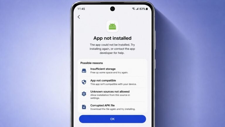 Fix App Not Installed Error on Android